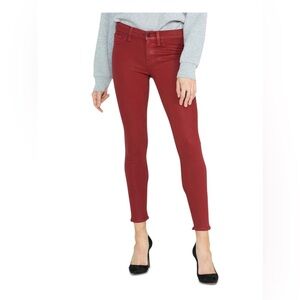 Hudson Nico Mid-rise Super Skinny Coated Jean